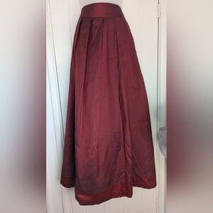 Calypso Silk Maxi Skirt 90s Glam Fairy Princess Tomato Girl Beachy Boho Chic 1
